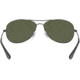 Ray-Ban Cockpit Sunglasses RB3362 004-58-5914 - Gunmetal Frame, Crystal Green Polarized Lenses,