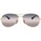 Ray-Ban Cockpit Sunglasses RB3362, Pink Gradient Blue Lenses, Arista, 56, RB3362-001-GE-56