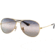Ray-Ban Cockpit Sunglasses RB3362, Pink Gradient Blue Lenses, Arista, 56, RB3362-001-GE-56