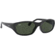 Ray-Ban Daddy-O RB2016 Sunglasses, Matte Black Frame, Green Lenses, 59mm, Classic G-15 Treatment, RB2016 601/31-59