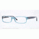 Ray-Ban Eyeglasses RX5114 with Rx Prescription Lenses 5235-54 - Trasparent Blue Frame