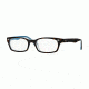 Ray-Ban Eyeglasses RX5150 with Rx Prescription Lenses 5023-50 - Top Havana On Tr Azure Frame