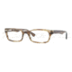 Ray-Ban Eyeglasses RX5150 with Rx Prescription Lenses 5164-4819 - Transparent Beige Brown Frame, Demo Lens Lenses