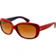 Ray-Ban Jackie OHH RB4101 Sunglasses with No-Line Progressive Rx Prescription Lenses RB4101-603885-58 - Lens Diameter 58 mm, Lens Diameter 58 mm, Frame Color Opal Violet Top Red