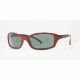 Ray-Ban Junior RJ 9019S Sunglasses Styles - Dark Metallic Red Frame / Green Lenses, 101-71-5315