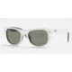 Ray-Ban Junior RJ 9035S Sunglasses Styles - Top White On Black Frame / Gray Green Lenses, 163-71-4417