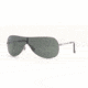 Ray-Ban Junior RJ 9507S Sunglasses Styles - Gunmetal Frame / Green Lenses, 200-71-0121