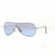 Ray-Ban Junior RJ 9507S Sunglasses Styles -  Shiny Light Blue Sky Blue Silver Frame, 210-7C-0121