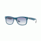 Ray-Ban Junior RJ9052S Sunglasses 703419-48 - Top Matte Torquoise On Grey Frame, Clear Gradient Light Blue Lenses