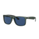 Ray-Ban JUSTIN RB4165F Single Vision Prescription Sunglasses, 55mm, RB4165F-646880-55-SV