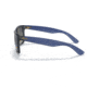 Ray-Ban Justin Sunglasses - Mens, Grey Gradient Polarized Lenses, Transparent Blue Frame, 51, RB4165-6596T3-51
