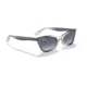 Ray-Ban Lady Burbank RB2299 Sunglasses, Blue Gradient Grey Lenses, Transparent Blue, 52, RB2299-134386-52