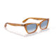 Ray-Ban Lady Burbank RB2299 Sunglasses, Clear Gradient Blue Lenses, Amber Tortoise, 52, RB2299-13423F-52