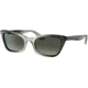 Ray-Ban Lady Burbank RB2299 Sunglasses, Grey Gradient Lenses, Transparent Gray, 52, RB2299-134071-52