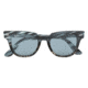 Ray-Ban METEOR RB2168 Progressive Prescription Sunglasses, 50mm, Blue Gradient/Grey Striped, RB2168-125262-50-PRO