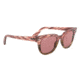 Ray-Ban METEOR RB2168 Progressive Prescription Sunglasses, 50mm, Pink Gradient/Beige Striped, RB2168-1253U0-50-PRO
