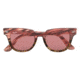 Ray-Ban METEOR RB2168 Progressive Prescription Sunglasses, 50mm, Pink Gradient/Beige Striped, RB2168-1253U0-50-PRO