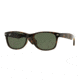 Ray-Ban New Wayfarer RB2132F Single Vision Prescription Sunglasses RB2132F-902-52 - Lens Diameter 52 mm, Frame Color Tortoise