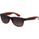 Ray-Ban New Wayfarer Bifocal Sunglasses RB2132 with Lined Bi-Focal Rx Prescription Lenses RB2132-843-77-5218 - Lens Diameter: 52 mm, Frame Color: Brown Gradient On Antique