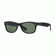 Ray-Ban RB2132 Bifocal Sunglasses - Black Rubber Frame / 52 mm Prescription Lenses, 622-5218