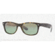 Ray-Ban New Wayfarer Bifocal Sunglasses RB2132 with Lined Bi-Focal Rx Prescription Lenses RB2132-710-M4-55 - Lens Diameter 55 mm, Frame Color Shiny Havana