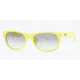 Ray-Ban New Wayfarer Bifocal Sunglasses RB2132 with Lined Bi-Focal Rx Prescription Lenses RB2132-754-32-5218 - Lens Diameter: 52 mm, Frame Color: Yellow Fluorescent