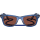 Ray-Ban Original Wayfarer RB2140 Sunglasses, Transparent Blue, Red Lenses, 50, RB2140-6587C5-50