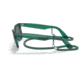 Ray-Ban Original Wayfarer RB2140 Sunglasses, Transparent Green, Dark Grey Lenses, 50, RB2140-6615B1-50