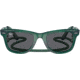 Ray-Ban Original Wayfarer RB2140F Sunglasses, Transparent Green, Dark Grey Lenses, 52, RB2140F-6615B1-52
