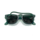 Ray-Ban Original Wayfarer RB2140F Sunglasses, Transparent Green, Dark Grey Lenses, 52, RB2140F-6615B1-52