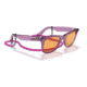 Ray-Ban Original Wayfarer RB2140F Sunglasses, Transparent Violet, Orange Lenses, 52, RB2140F-661313-52