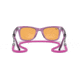 Ray-Ban Original Wayfarer RB2140F Sunglasses, Transparent Violet, Orange Lenses, 52, RB2140F-661313-52