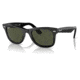 Ray-Ban Original Wayfarer Sunglasses, Black Frame, Green Lens, Bio-Acetate, 50, RB2140-135831-50