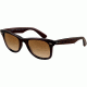 Ray-Ban Original Wayfarer Sunglasses, Brown Gradient On Gray T Crystal Brown Gradient 824/51-5022