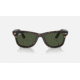Ray-Ban Original Wayfarer Sunglasses, Havana Frame, Green Lens, Bio-Acetate, 50, RB2140-135931-50