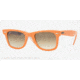 Ray-Ban RB2140 SV Prescription Sunglasses - Orange/Subway Crystal Brown Gradient Frame / 50 mm Prescription Lenses, 102951-5022