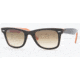 Ray-Ban Original Wayfarer Prescription Sunglasses RB2140  RB2140-100251-4722 - Frame Color: Top Black On Transparent Orange, Lens Diameter: 47 mm