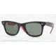 Ray-Ban Original Wayfarer Prescription Sunglasses RB2140 RB2140-1016-4722 - Frame Color: Black On Text. Red Gl White, Lens Diameter: 47 mm