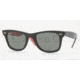 Ray-Ban Original Wayfarer Prescription Sunglasses RB2140  RB2140-101658-5022 - Lens Diameter: 50 mm, Frame Color: Top Black / Red / White