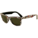 Ray-Ban Original Wayfarer Sunglasses RB2140 1115-5022 - Top Texture on London Frame, Green Lenses