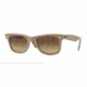 Ray-Ban Original Wayfarer Sunglasses RB2140 112485-50 - Top Beige On Texture Music Frame, Brown Gradient Lenses