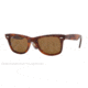 Ray-Ban Original Wayfarer Sunglasses RB2140 1125-50 - Top Striped Havanaontext.music Frame, Brown Lenses
