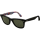 Ray-Ban Original Wayfarer Sunglasses RB2140 1131-5022 - Top Black on Texture P Frame, Green Lenses