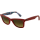 Ray-Ban Original Wayfarer Sunglasses RB2140 113385-5022 - Top Red on Plaid Texture Frame, Gradient Brown Lenses
