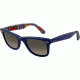 Ray-Ban Original Wayfarer Sunglasses RB2140 113471-5022 - Top Blue on Texture Plaid Frame, Crystal Gray Gradient Lenses