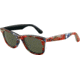 Ray-Ban Original Wayfarer Sunglasses RB2140 1137-5022 - Top Texture Surf on BL Frame, Green Lenses
