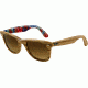 Ray-Ban Original Wayfarer Sunglasses RB2140 113885-5022 - Top Light Wood on Texture Frame, Gradient Brown Lenses