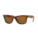 Ray-Ban Original Wayfarer Sunglasses RB2140 1186-50 - Stripped Havana Effect Aged Frame, Brown Lenses