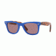 Ray-Ban Original Wayfarer Sunglasses RB2140 1241W0-50 - Blue Frame, Violet Polar Lenses