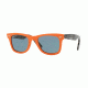 Ray-Ban Original Wayfarer Sunglasses RB2140 124252-50 - Orange Frame, Blue Polar Lenses